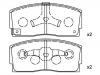 剎車片 Brake Pad Set:04491-87101